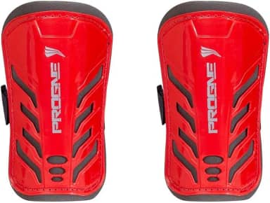 Caneleira Futebol Futsal Society Baby Sem Tornozeleira - Vermelho - Par