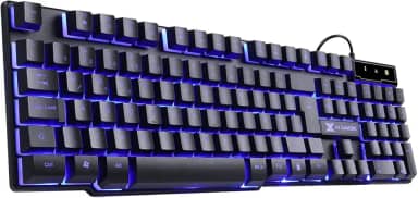 TECLADO GAMER VX GAMING HYDRA 107 TECLAS + 12 MULTIMÍDIA COM LED AZUL SENSACAO TECLA MECANICA – GT700 – Vinik