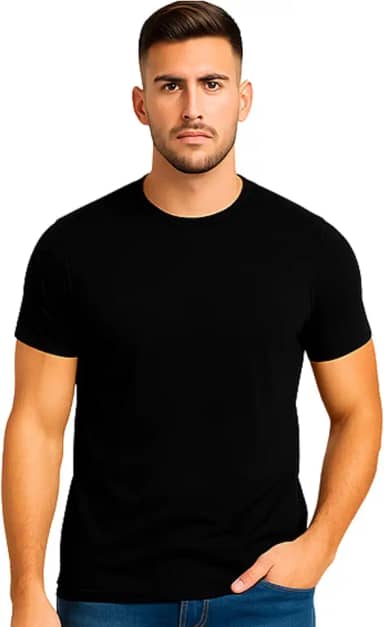 Camiseta Modal Masculina T-shirt Premium Pra Todas Ocasiões Modella