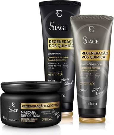 Eudora Kit Siàge Regeneração Pós Química Shampoo +