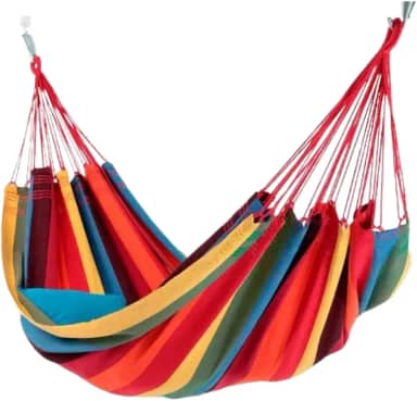 Rede Dormir Descanso Balanço Individual Colorida Melancia (Vermelho)