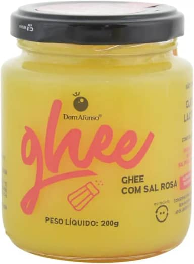 Manteiga Ghee Com Sal Rosa Dom Afonso 200 G