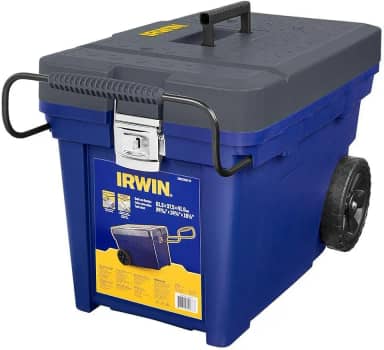 Irwin Caixa Organizadora Contractor com Rodas, Ideal para Organizar e Transportar Ferramentas, Modelo IWST33027