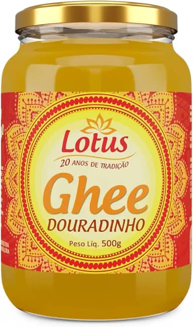 Manteiga Clarificada Lotus Ghee Douradinho 500g Sem Lactose