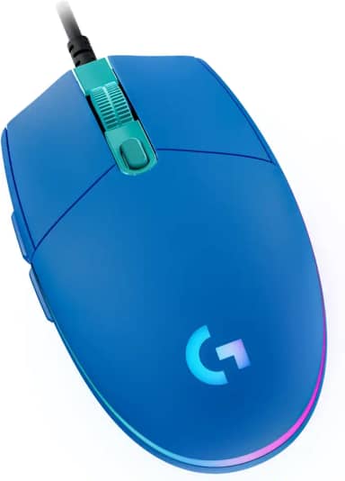 Mouse Gamer Logitech G203 LIGHTSYNC RGB, Efeito de Ondas de Cores, 6 Botões Programáveis e Até 8.000 DPI - Azul