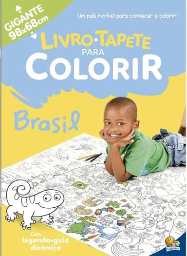 Livro-Tapete para Colorir: Brasil