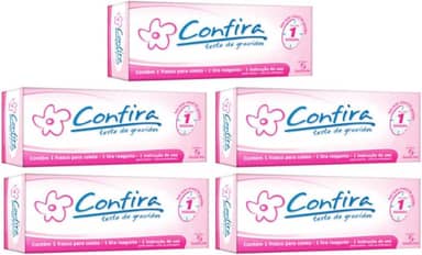 Kit com 5 Teste de Gravidez Confira