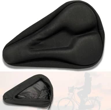 Capa de Selim Banco Assento de bicicleta, almofada em Gel para bicicletas e Bikes ergométricas com banco Fino. R78