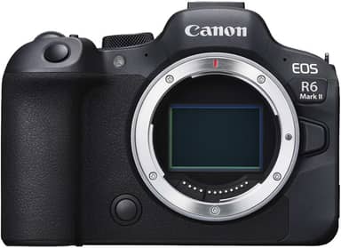 Canon Câmera mirrorless EOS R6 Mark II (apenas corpo), câmera full-frame, sensor CMOS de 24,2 megapixels, recursos de foto e vídeo, preto