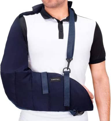 Kestal Tipoia Velpeau Estofada Imobilizadora americana Azul, Bilateral, G