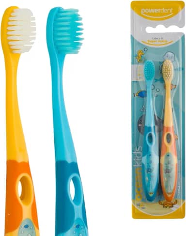 Powerdent Escova De Dentes Infantil Ocean Kids 2 Unidades