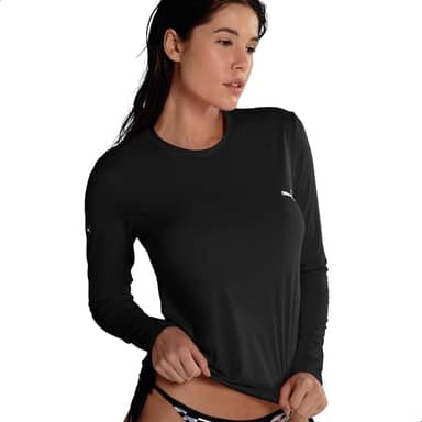 Camiseta Térmica Puma UV50+ Manga Longa Feminina Adulto