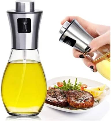 Spray Azeite Vinagre Óleo Borrifador Pulverizador Galheteiro Frasco Culinário Design Elegante Prático Econômico Saudável Versátil Multiuso 200 ml Premium