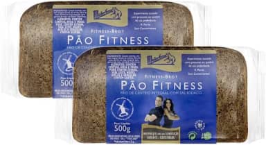 Pão De Centeio E Trigo Integrais Fitness 500g ( 2 x 500g )