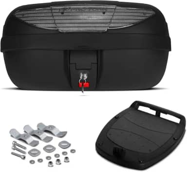 BAULETO PLÁSTICO SUPERIOR 45 LITROS PRO TORK REFLETOR CRISTAL