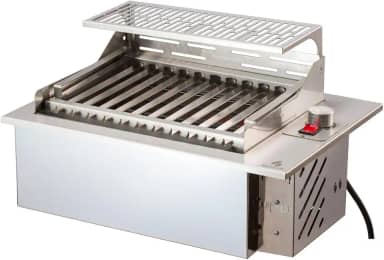 Churrasqueira Elétrica De Embutir em Bancada 3300w Inox 304 Mod FIT 49X36cm 110v