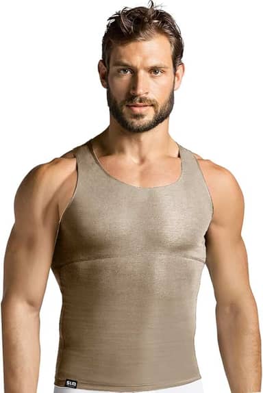 Slim Alta Compressão Postura Cinta Modeladora Masculina Fit