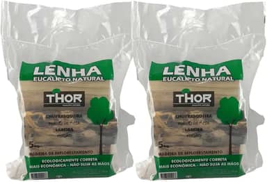 Kit Lenha De Eucalipto Especial 10kg