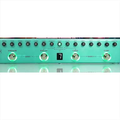 KINGSTER M-VAVE Pedal de Guitarra Multi-Efeitos Tank G, Effects pedaleira guitarra Reverb Delay MOD AMP Bateria lítio cuvave/mvave Recarregável, 36 Presets, 9 amp, 8 IR Cab Slots, 3 Simulação, Delay