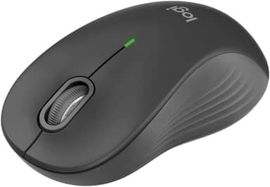 Mouse sem fio Logitech Signature M550 L com Design de Tamanho Padrão, Clique Silencioso, Conexão Bluetooth ou USB Logi Bolt, Compatível com Windows, macOS, Linux, ChromeOS, ipadOS e Android- Grafite