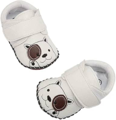 Sapatos para bebês meninos e meninas primeiro andar tênis antiderrapante sola de borracha para berço com estampa fofa