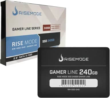 HD SSD Rise Mode Gamer Line 240GB Leitura 535MB/s Gravação 435MB/s - RM-SSD-240GB