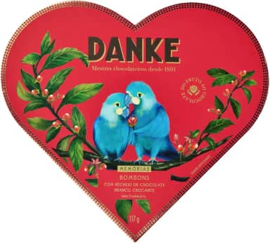 Caixa de Bombom Coração Danke 117g