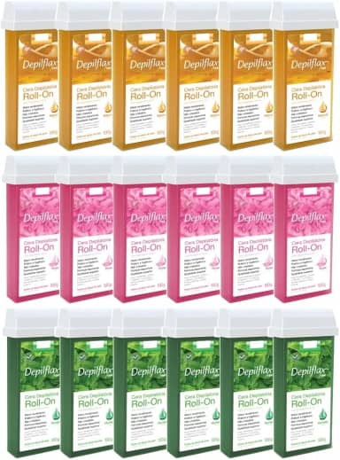 18UN Cera Refil Roll On Depilflax Natural Rosa Hortelã 100G (18)
