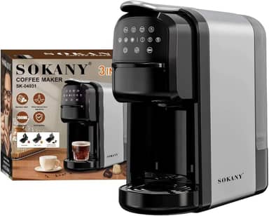 Cafeteira Elétrica Multibebidas Automática 3 em 1 Capsulas (220v)