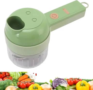 Mini Processador Elétrico Cortador Legumes Alimentos Cozinha