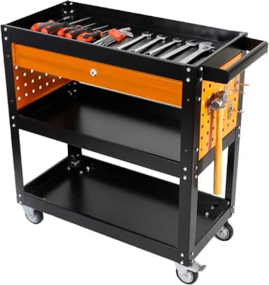 Carrinho de ferramentas com gaveta e placas laterais - BCM300