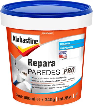 REPARA PAREDES PRO 340G - ALABASTINE BRANCO