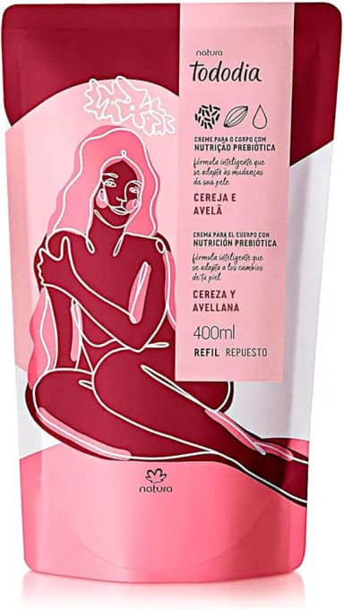 REFIL Hidratante Corporal Cereja e Avelã 400ml | Natura
