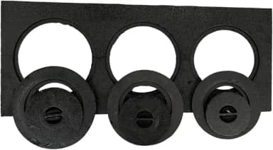 Chapa Mineira Para Fogão á Lenha de Ferro Fundido 3 Furos Com Redução e Tampa