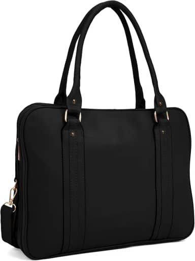 Bolsa Feminina Pasta Executiva para Notebook até 15.6” Reforçada Couro Ecológico para Trabalho, Reuniões e Dia a Dia Tamanho Grande