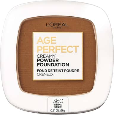 L'Oreal Paris Base Em Pó Cremoso Age Perfect Compacto, 0,31 Onça 360 Siena