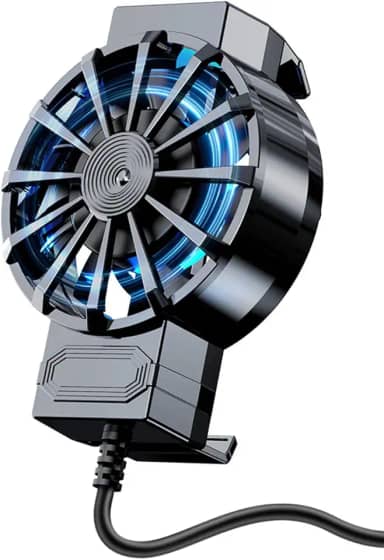 Radiador de celular, super energia eólica, luzes coloridas, radiador de resfriamento