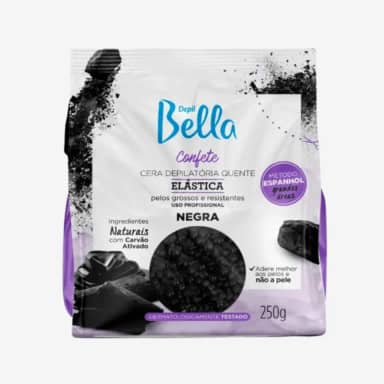 Depil Bella Cera Quente Confete Negra 250G
