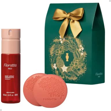 Kit Presente Natal Floratta Red Cuidados (2 itens)