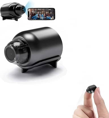 Mini Câmera WiFi Visão Noturna Incluída e Microfone, Câmera IP de Vigilância Sem Fio 1080P HD Micro Monitor de Detecção de Movimento 160° Grande Angular Monitoramento Remoto (Color : 1Pcs)