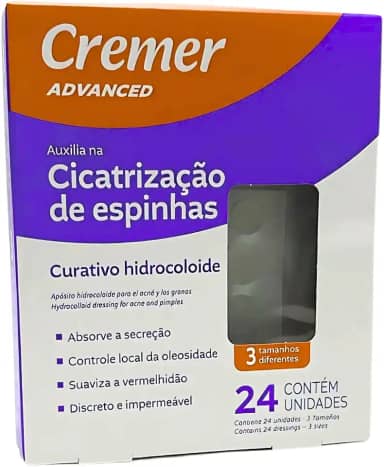 Curativo Hidrocoloide Adesivo para Acne, Espinhas e Pequenos Ferimentos | Cicatrização Rápida, Discreto e Impermeável | 3 Tamanhos