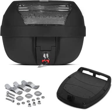 BAULETO PLÁSTICO SUPERIOR 28 LITROS PRO TORK SMART BOX REFLETOR CRISTAL