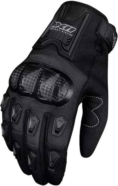 Luva X11 Blackout Moto Motoqueiro Motociclista Motoboy Cor Preto