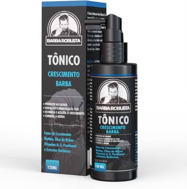 Produto Para Crescer Barba Tônico Crescimento Barba Robusta
