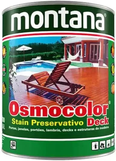 Osmocolor Montana Stain Castanho Uv Deck Madeira 900ml