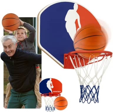 Cesta de Basquete Infantil com Tabela 35cm e Bola - Brinquedo para Crianças 3 4 5 6 7 8 Anos Menino e Menina - Desenvolve Coordenação e Concentração