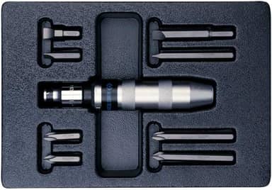 KingTony BR Chave Impacto Manual-1/2' Com 08 Bits + Adaptador Kingtony Br 9-4128Fr