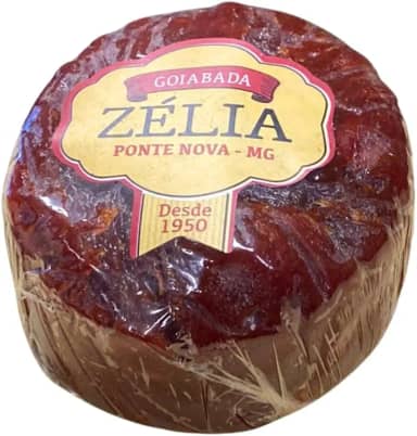Goiabada Cascão Zélia 300g de Corte | Doce de Goiaba Artesanal Mineiro | Receita Tradicional Ponte Nova MG | Sem Glúten, 100% Natural | Acompanhamento para Queijos, Sobremesas e Cafés