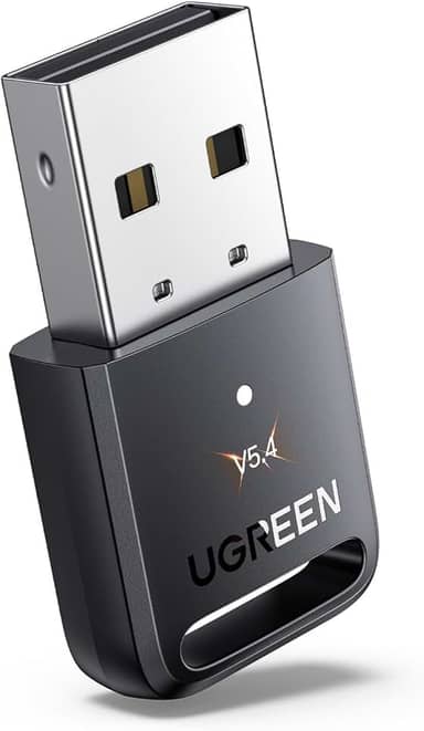 UGREEN Adaptador USB Bluetooth 5.4 para PC, Plug & Play para Windows 11/10/8.1, Receptor e Transmissor para Teclado/Mouse/Fone de Ouvido/Alto-Falantes