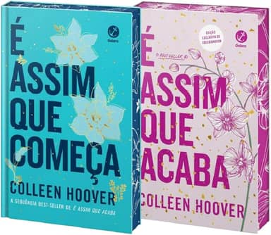 Coleção Colleen Hoover: É Assim que Acaba + É Assim que Começa (Edições de Colecionador com pintura trilateral)